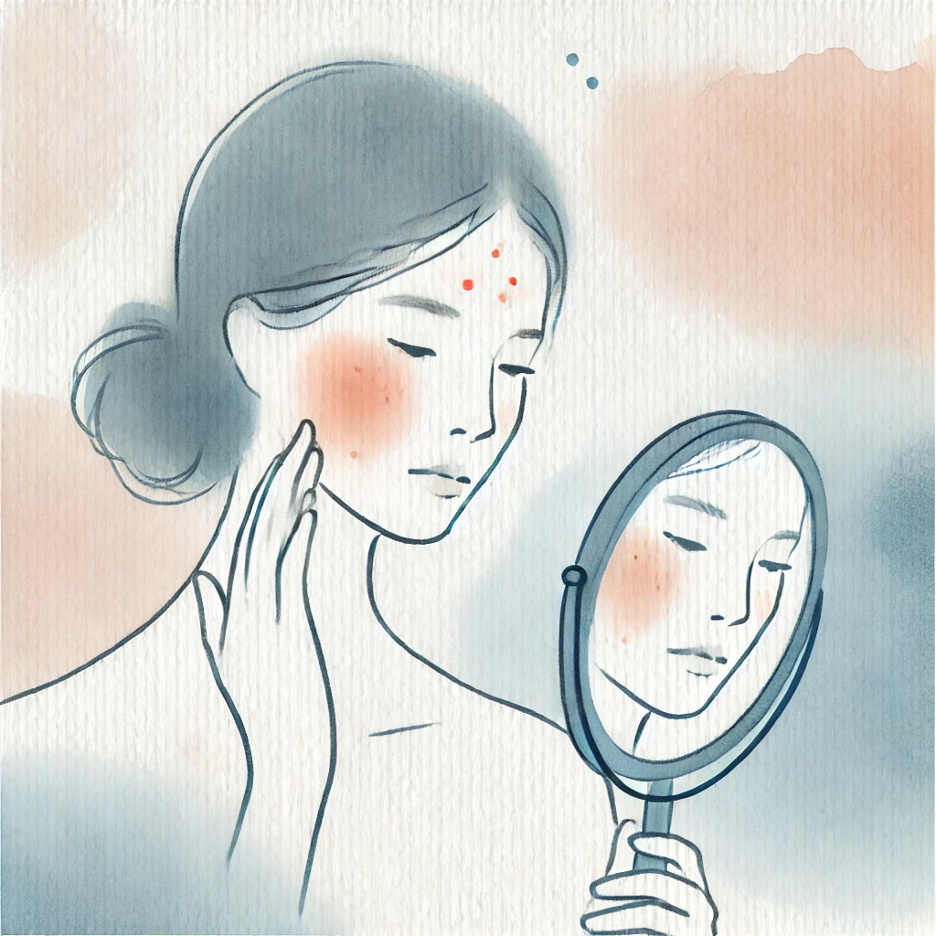 کمبود ویتامین و لک صورت