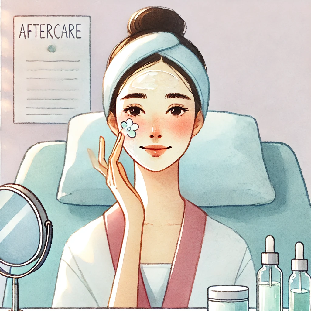 🎯 مراقبت بعد از مزونیدلینگ صورت