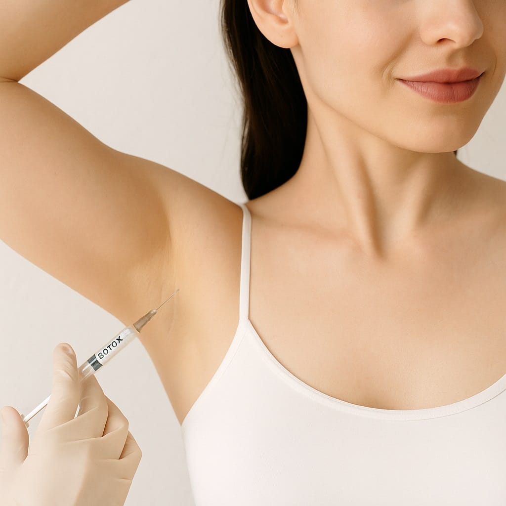 مراقبت های بعد از بوتاکس زیر بغل